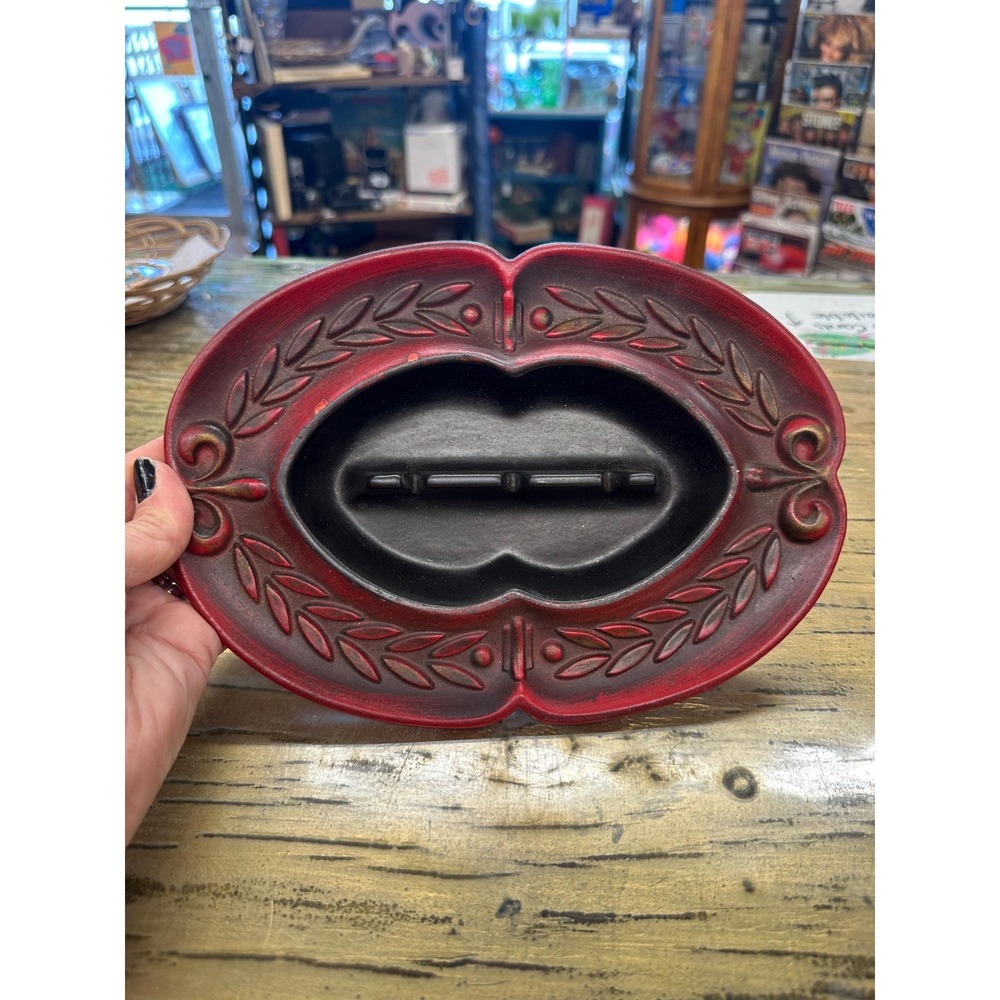 Vintage Haeger Red Ashtray